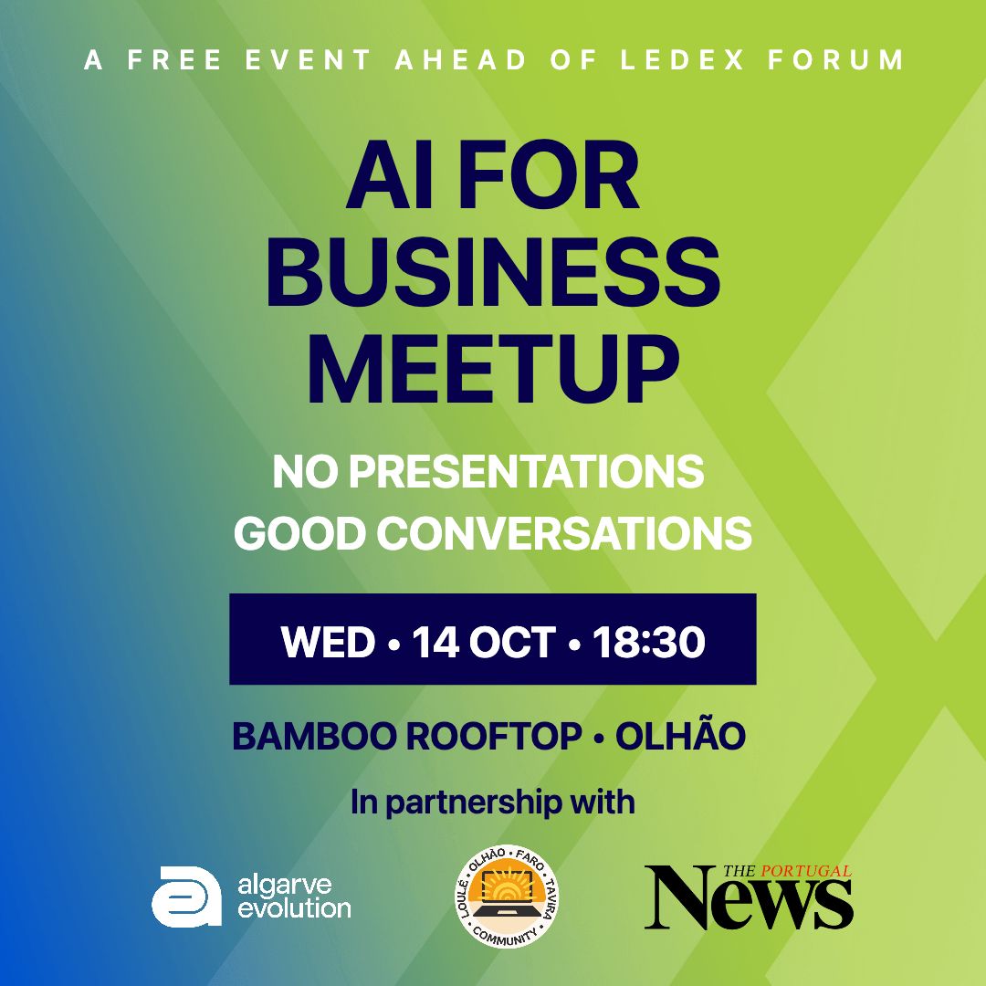 AI for Business Meetup at Bamboo Rooftop, Olhão, 14 October 2026